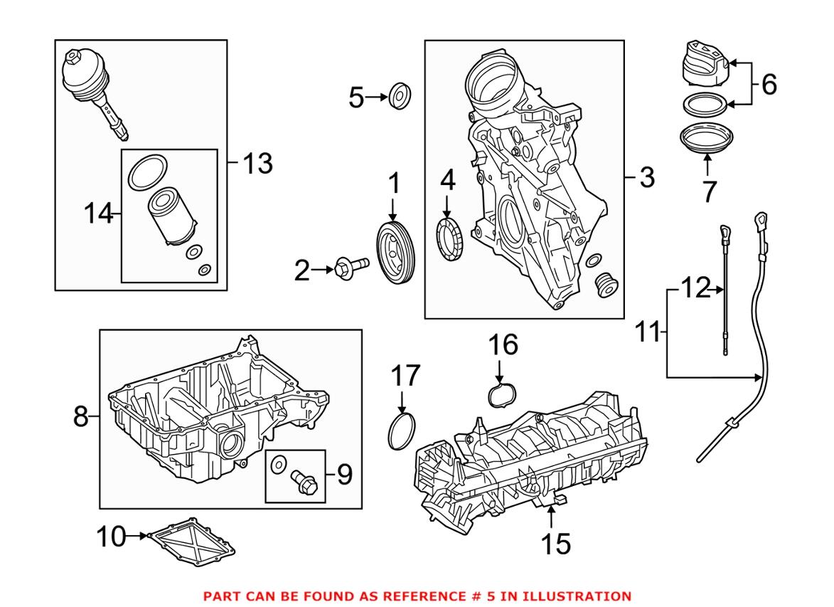 Mercedes Timing Chain Tensioner Cap Seal 0009976220